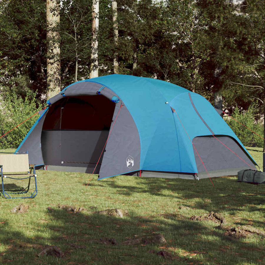 Gezinstent crossvent 8-persoons waterdicht blauw - Afbeelding 3