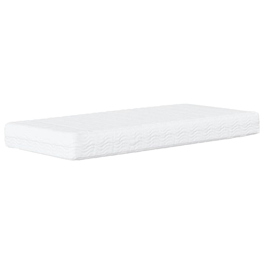 Bed met matras stof lichtgrijs 90x190 cm - Afbeelding 6