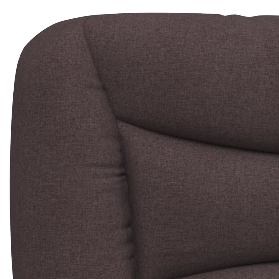 Bed met matras stof donkerbruin 200x200 cm - Afbeelding 7