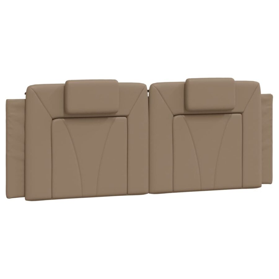 Bed met matras kunstleer cappuccinokleurig 120x200 cm - Afbeelding 5