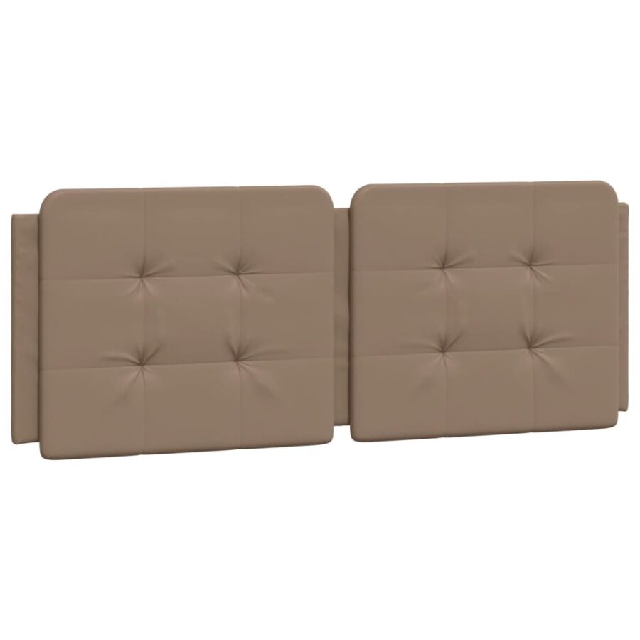 Bed met matras kunstleer cappuccinokleurig 120x200 cm - Afbeelding 5