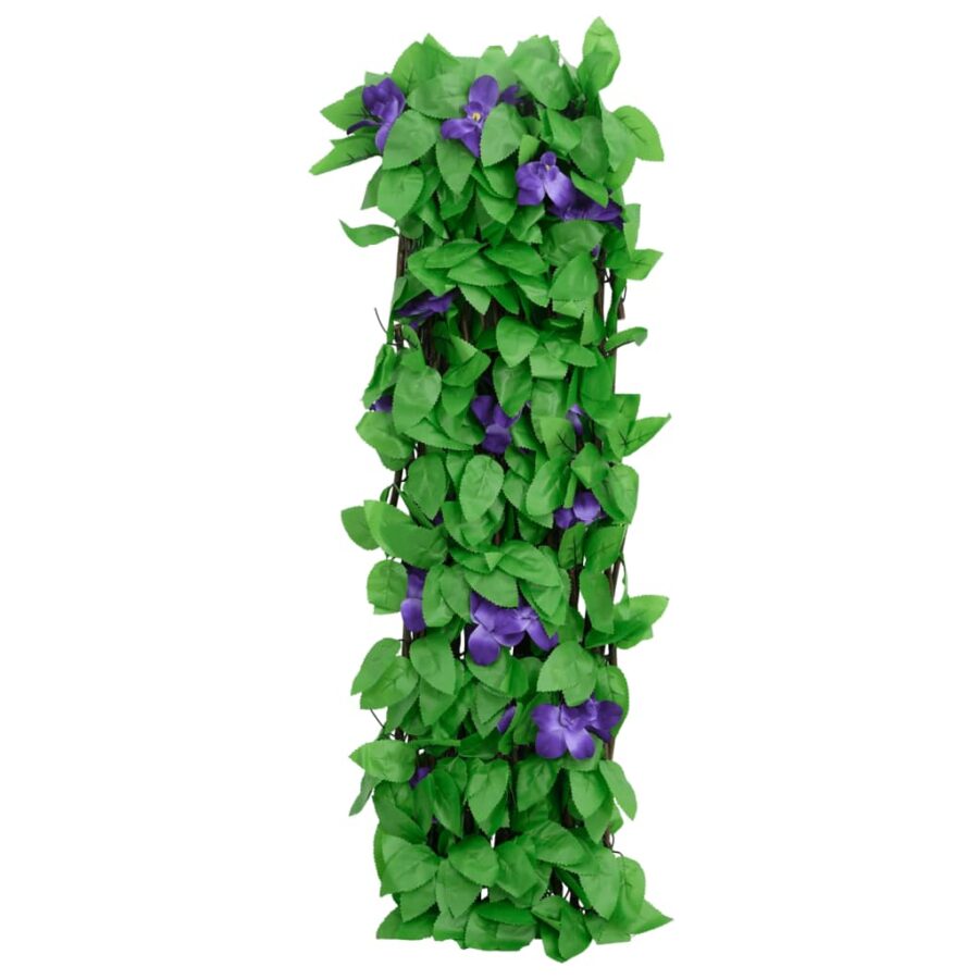  Kunstplant klimop op latwerk 5 st uittrekbaar 180x70 cm groen - Afbeelding 5