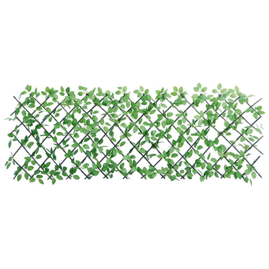  Kunstplant klimop op latwerk 5 st uittrekbaar 180x65 cm groen - Afbeelding 4