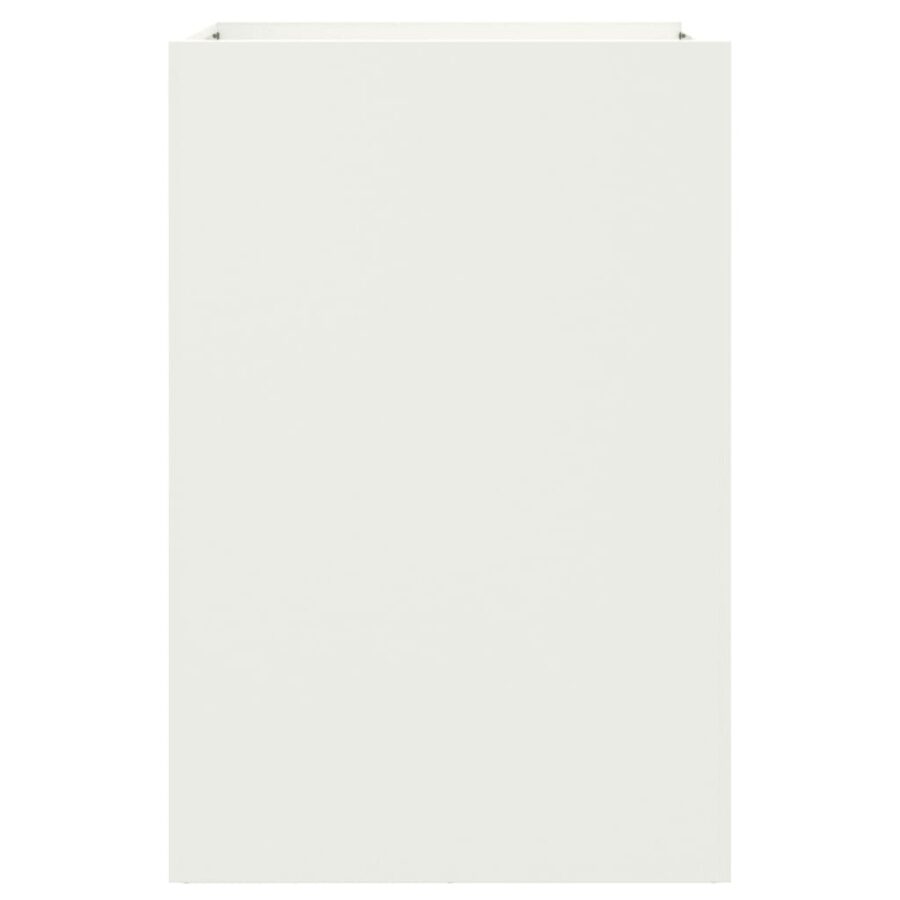 Plantenbak 52x48x75 cm staal wit - Afbeelding 5