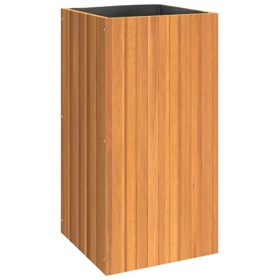 Plantenbak 45x45x90 cm massief acaciahout - Afbeelding 2