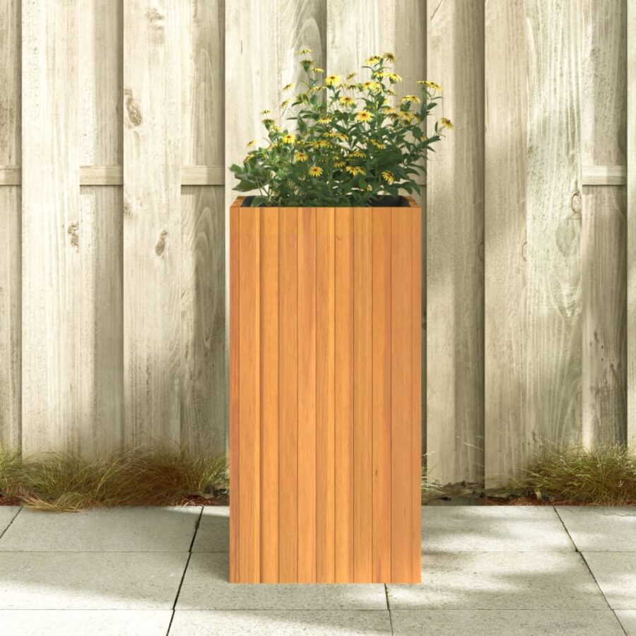 Plantenbak 45x45x90 cm massief acaciahout - Afbeelding 3