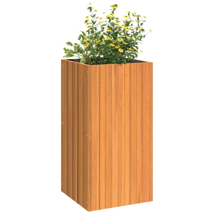 Plantenbak 45x45x90 cm massief acaciahout - Afbeelding 4