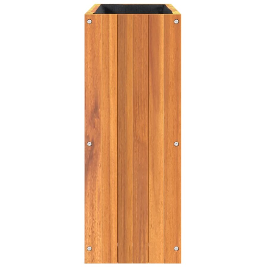 Plantenbak 59x27,5x70 cm massief acaciahout - Afbeelding 6