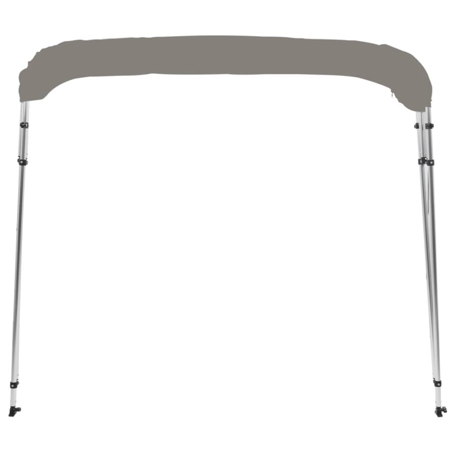 Biminitop 4 bogen 243x244x137 cm grijs - Afbeelding 4