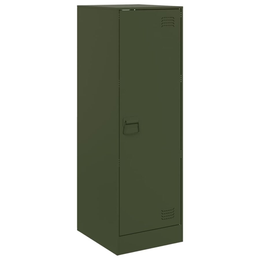 Dressoir 34,5x39x107 cm staal olijfgroen - Afbeelding 2
