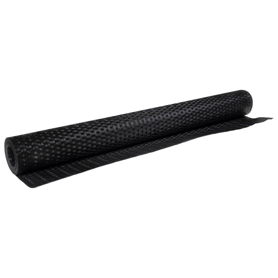 Balkonscherm 500x100 cm poly rattan zwart - Afbeelding 5