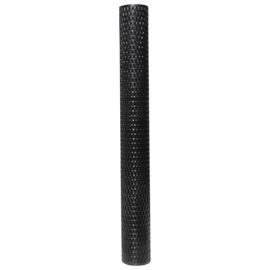 Balkonscherm 600x80 cm poly rattan zwart - Afbeelding 4