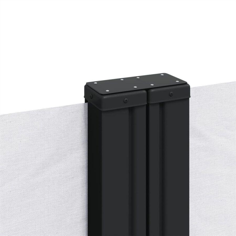 Windscherm uittrekbaar 160x600 cm wit - Afbeelding 7