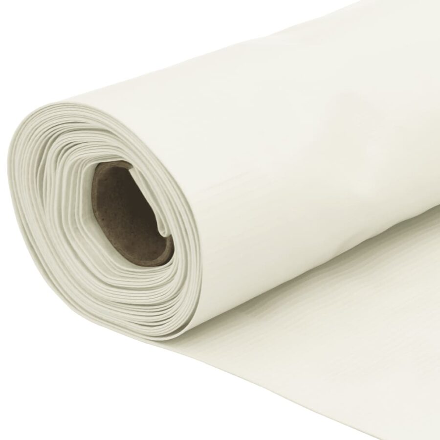 Balkonscherm 400x75 cm PVC wit - Afbeelding 5
