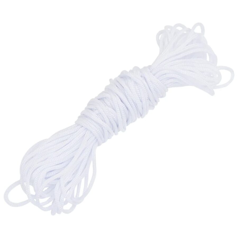 Balkonscherm 600x75 cm PVC wit - Afbeelding 3