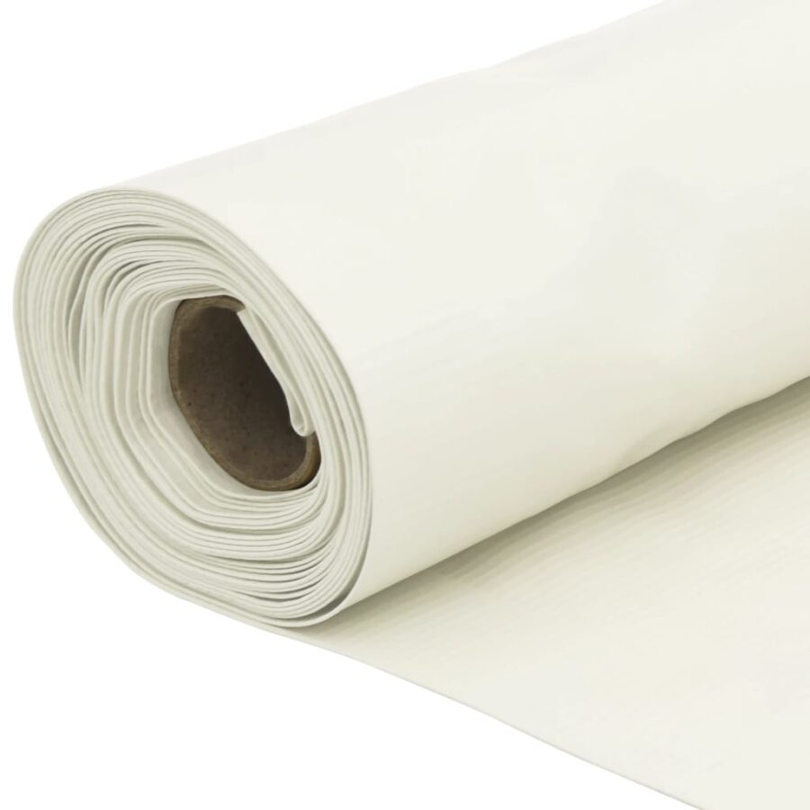 Balkonscherm 700x120 cm PVC wit - Afbeelding 5
