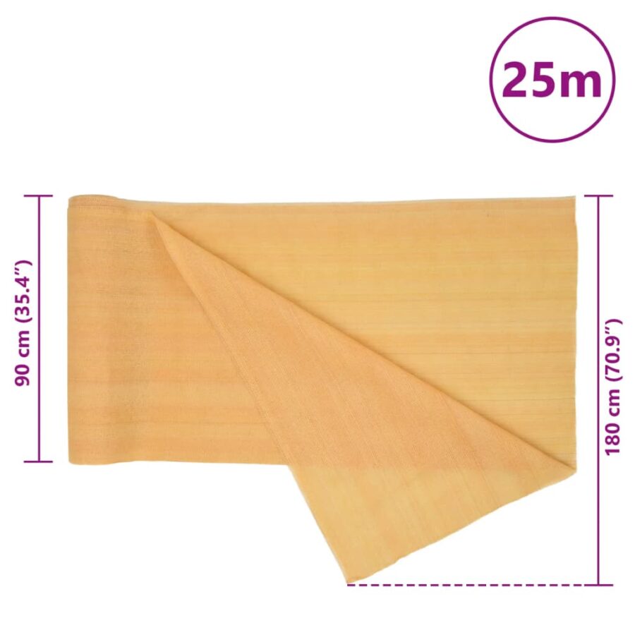 Privacynet 150 g/m² 1,8x25 m HDPE zandkleurig - Afbeelding 8