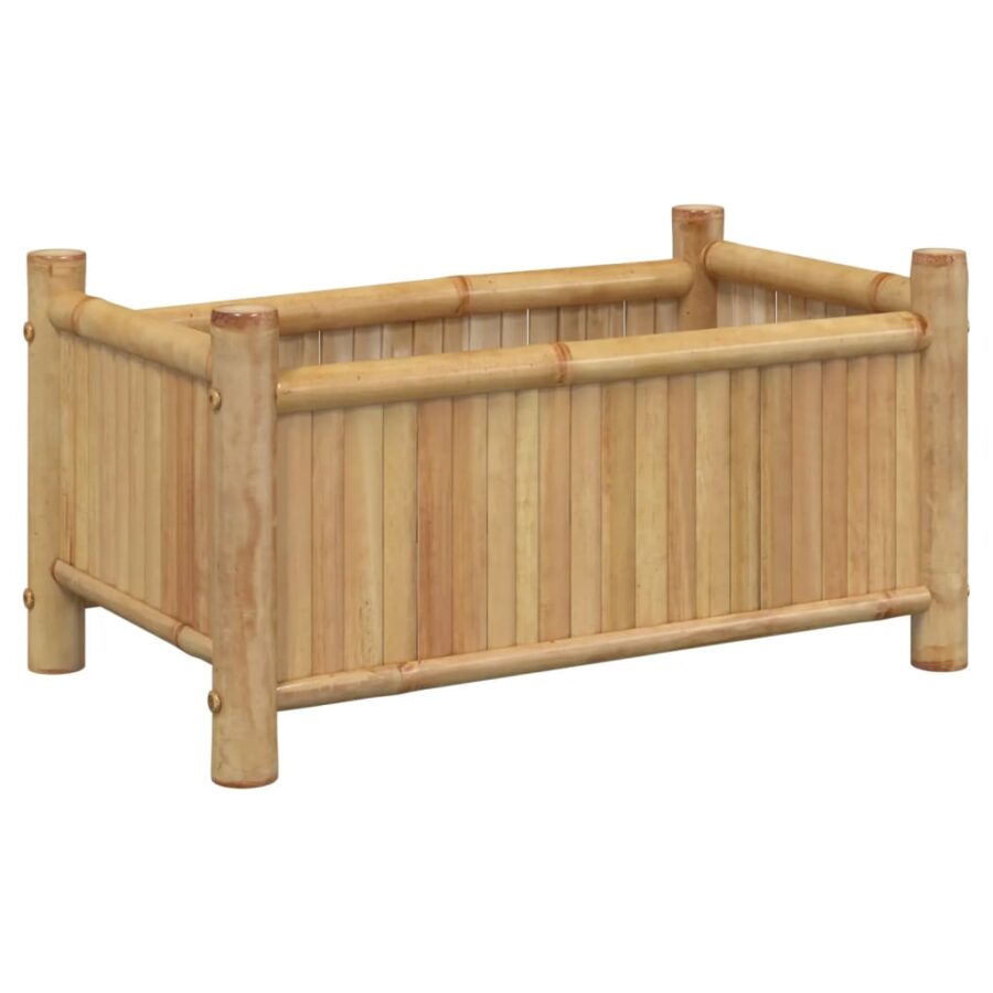 Plantenbak 50x30x25 cm bamboe - Afbeelding 2