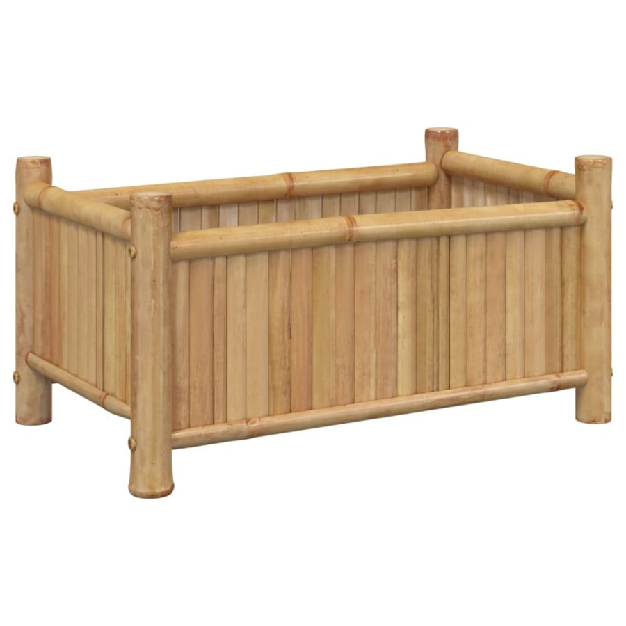 Plantenbak 50x30x25 cm bamboe - Afbeelding 6