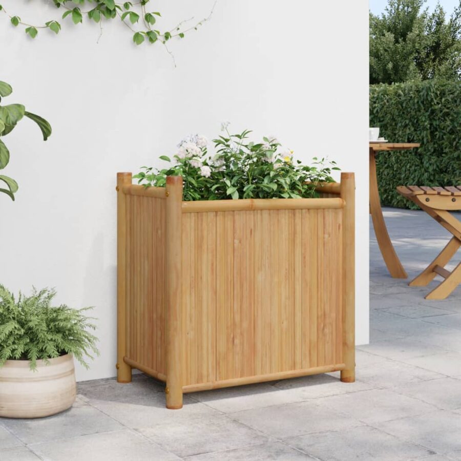 Plantenbak 50x30x50 cm bamboe - Afbeelding 3