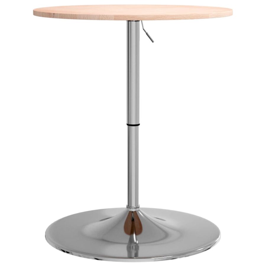 Bartafel Ø 60x89,5 cm massief eikenhout - Afbeelding 2