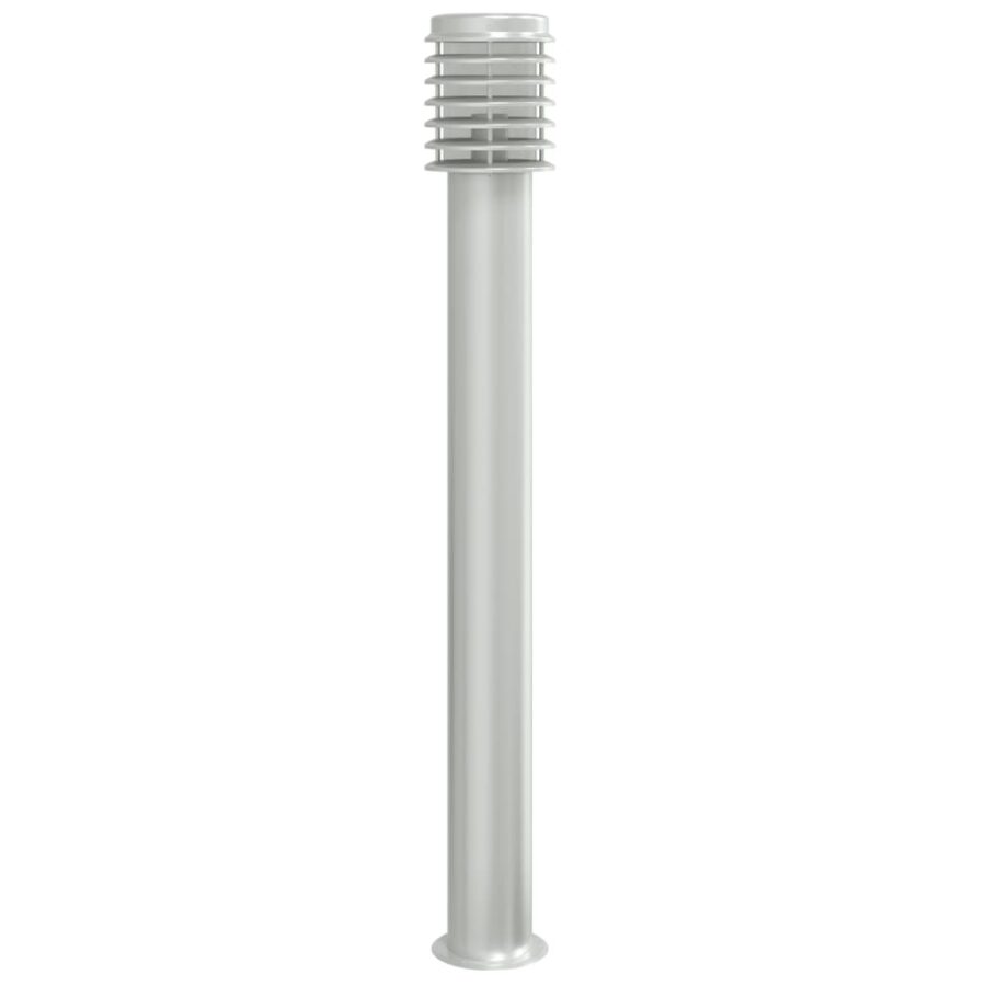 Vloerlamp voor buiten 110 cm roestvrijstaal zilverkleurig - Afbeelding 6