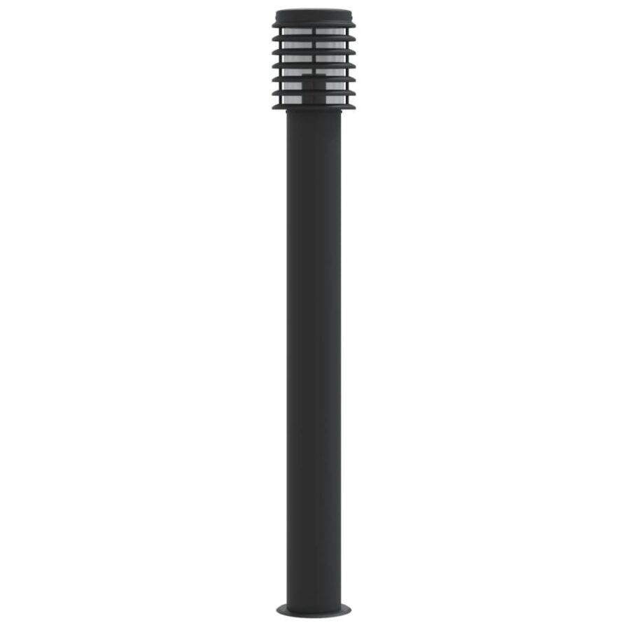 Vloerlamp voor buiten 110 cm roestvrijstaal zwart - Afbeelding 2