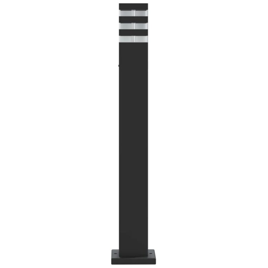 Vloerlampen voor buiten 3 st 80 cm aluminium zwart - Afbeelding 5