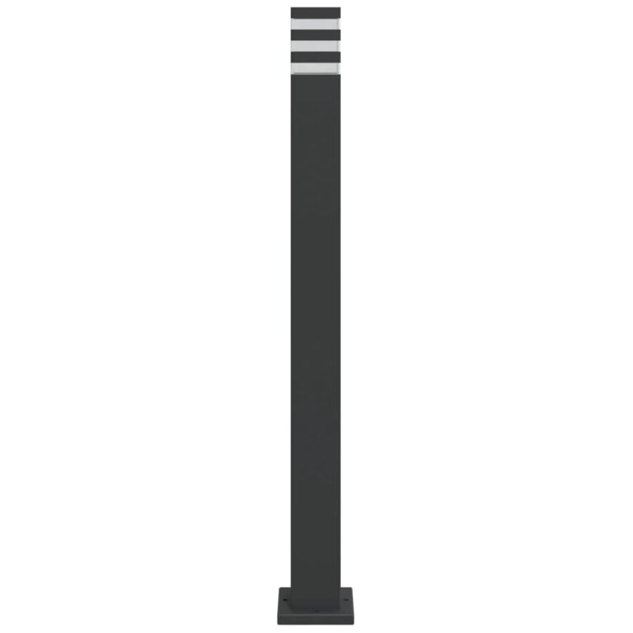 Vloerlampen voor buiten 3 st 110 cm aluminium zwart - Afbeelding 4