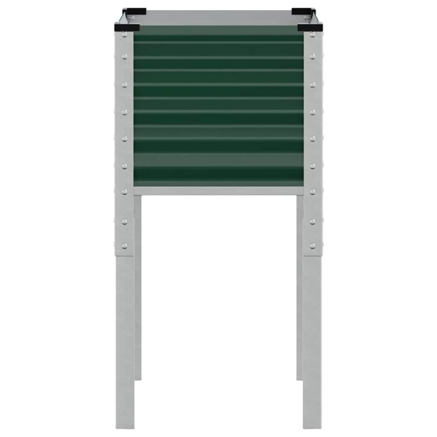 Plantenbak 45x45x88 cm staal groen - Afbeelding 4