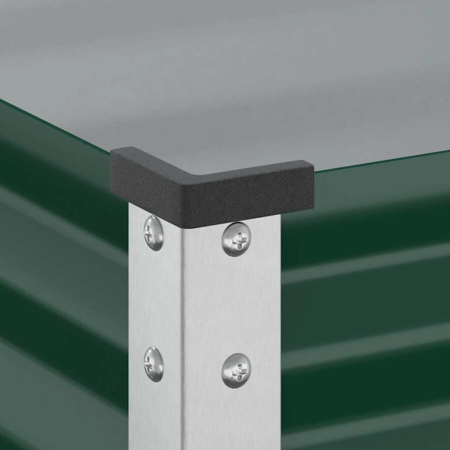 Plantenbak 45x45x88 cm staal groen - Afbeelding 7