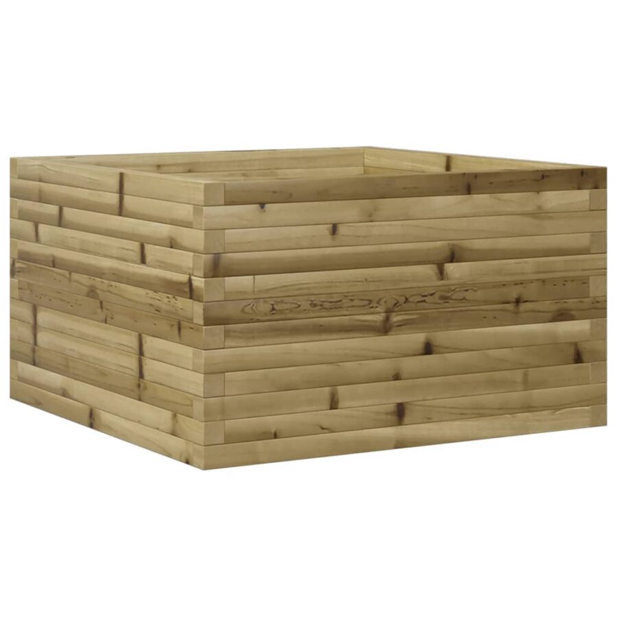 Plantenbak 80x80x45,5 cm geïmpregneerd grenenhout - Afbeelding 2