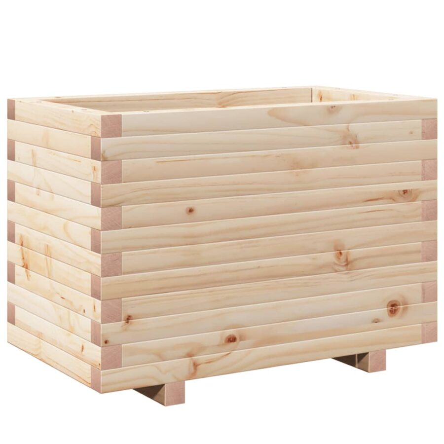 Plantenbak 70x40x49,5 cm massief grenenhout - Afbeelding 2