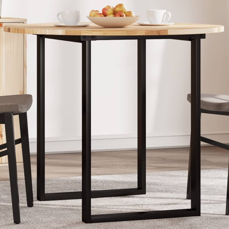 Tafelblad rond Ø 90x2 cm massief acaciahout