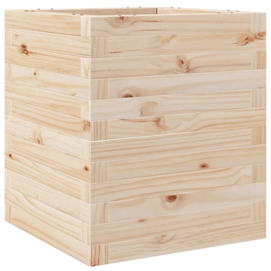 Plantenbak 40x40x46 cm massief grenenhout - Afbeelding 2
