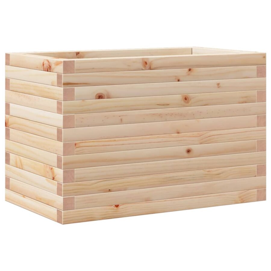 Plantenbak 70x40x46 cm massief grenenhout - Afbeelding 7