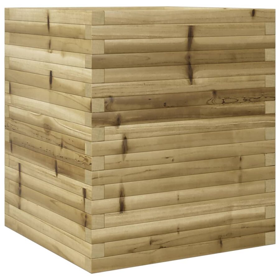 Plantenbak 60x60x68,5 cm geïmpregneerd grenenhout - Afbeelding 2