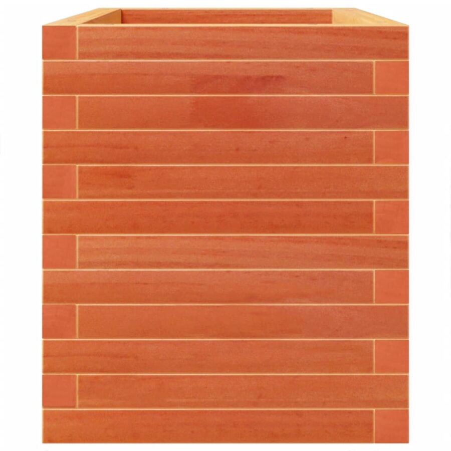 Plantenbak 70x40x49,5 cm massief grenenhout wasbruin - Afbeelding 6