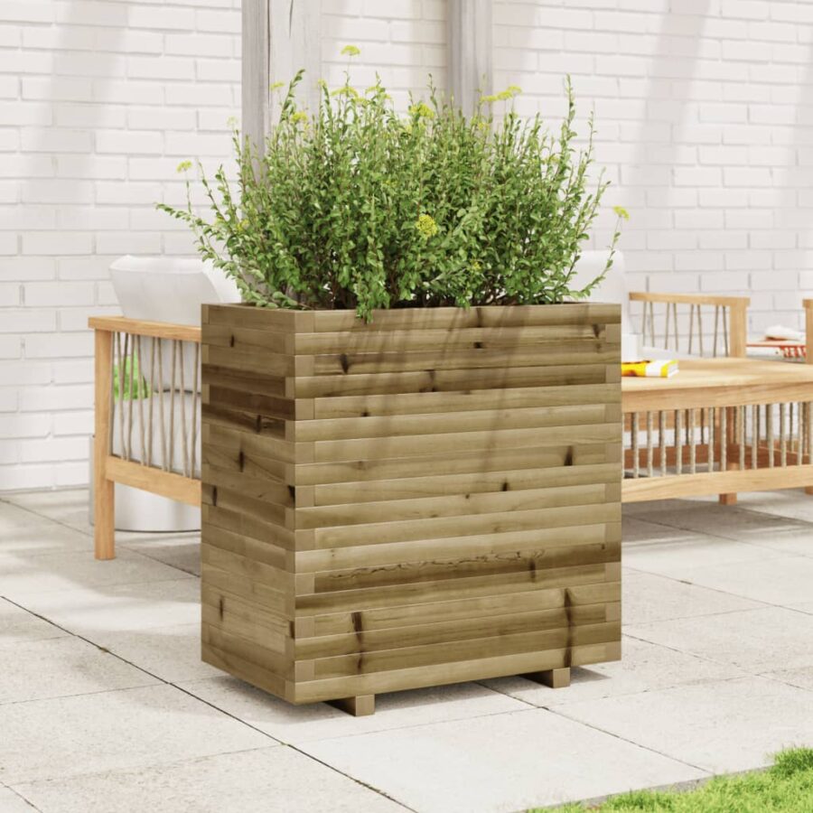 Plantenbak 70x40x72 cm geïmpregneerd grenenhout - Afbeelding 3