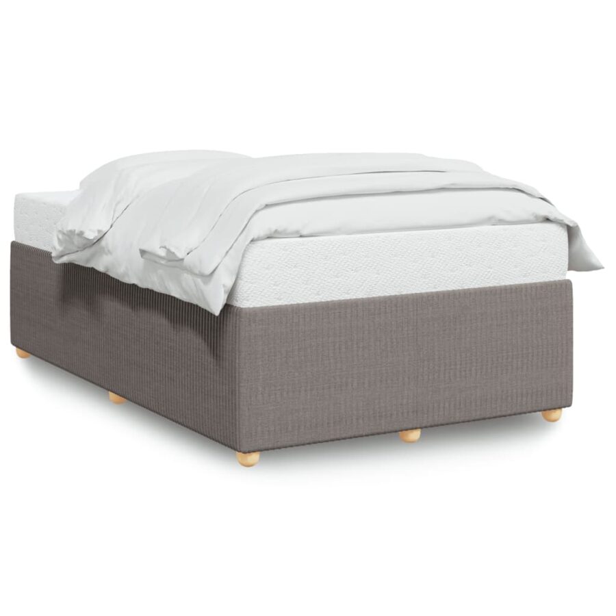 Bedframe stof taupe 120x190 cm - Afbeelding 2