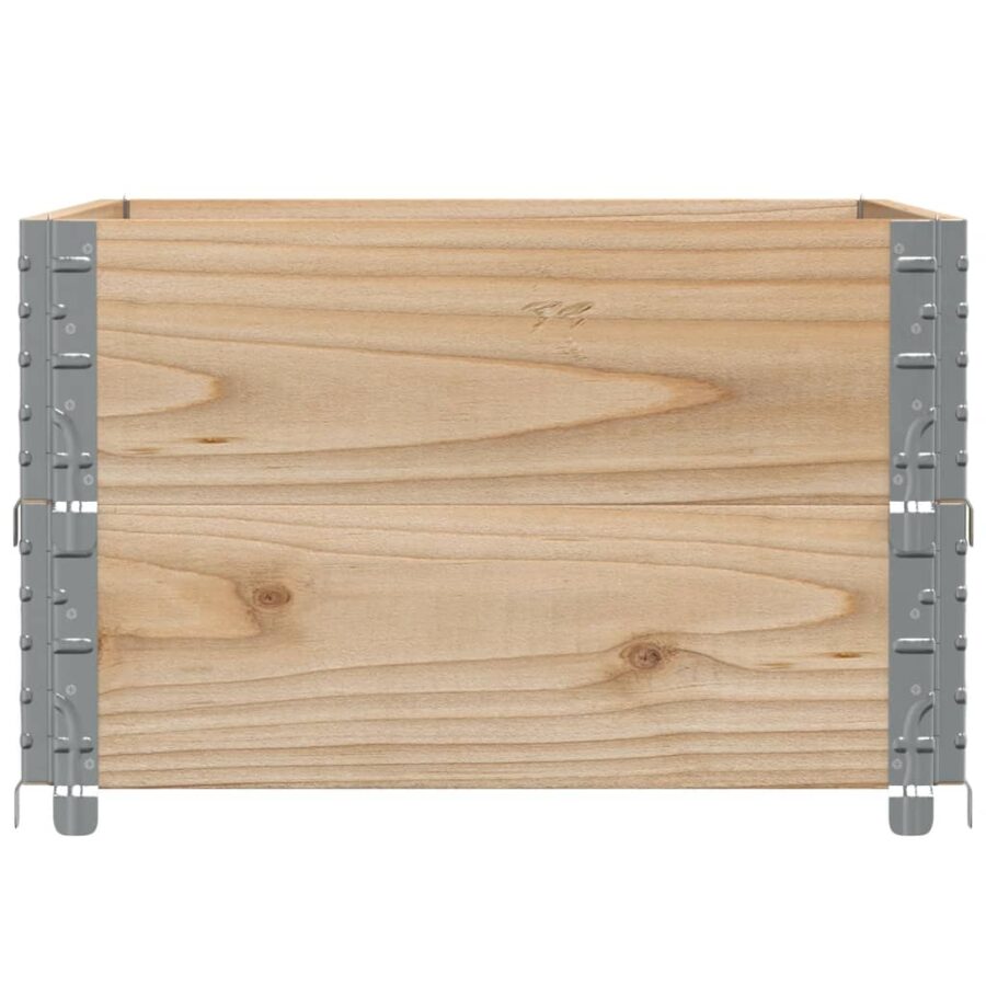 Plantenbak 80x60 cm massief grenenhout - Afbeelding 4