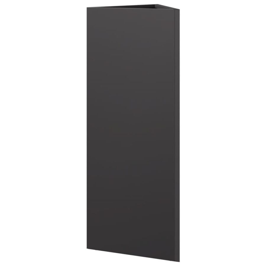 Plantenbak driehoek 30x26x75 cm staal zwart - Afbeelding 6