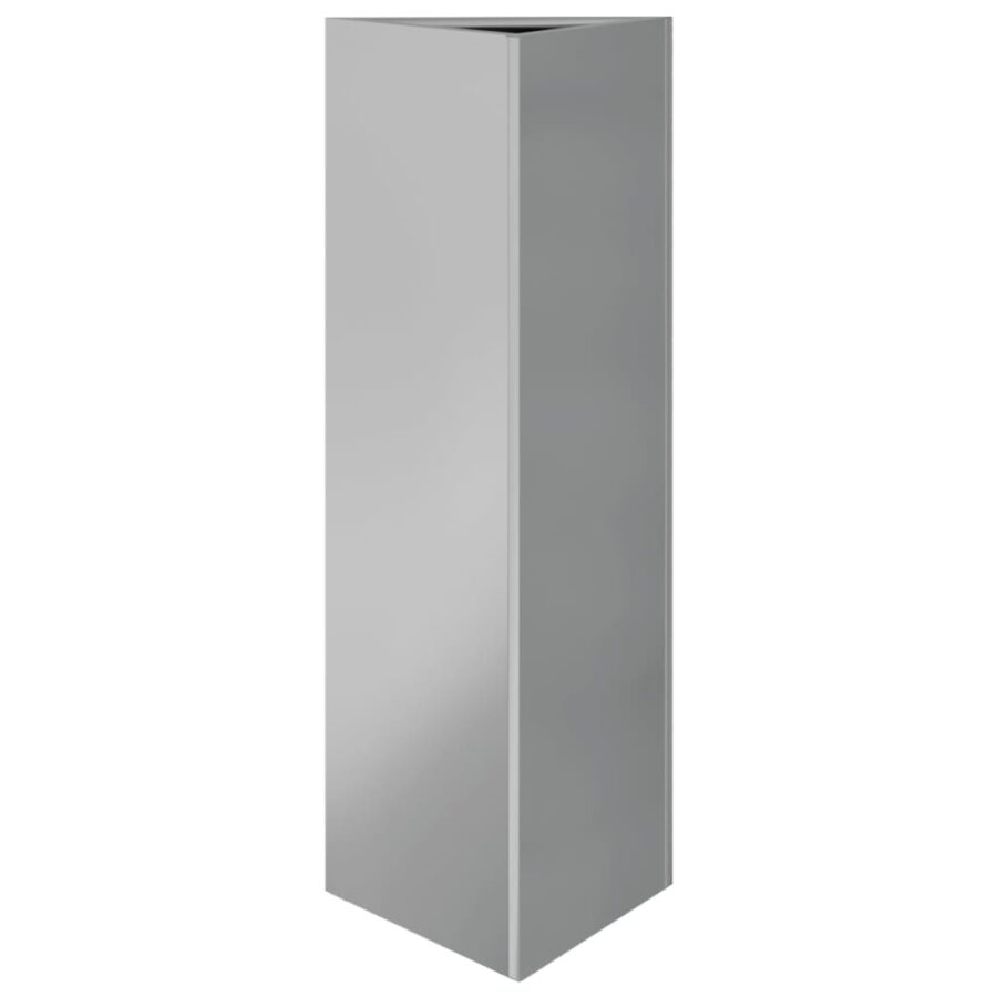Plantenbak driehoek 30x26x75 cm gegalvaniseerd staal - Afbeelding 2
