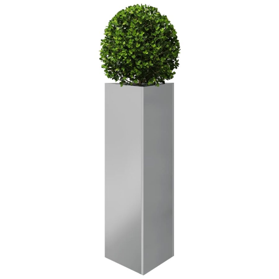 Plantenbak driehoek 30x26x75 cm gegalvaniseerd staal - Afbeelding 3