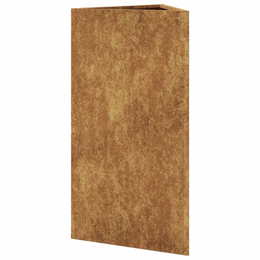 Plantenbak driehoek 40x34,5x70 cm cortenstaal - Afbeelding 7