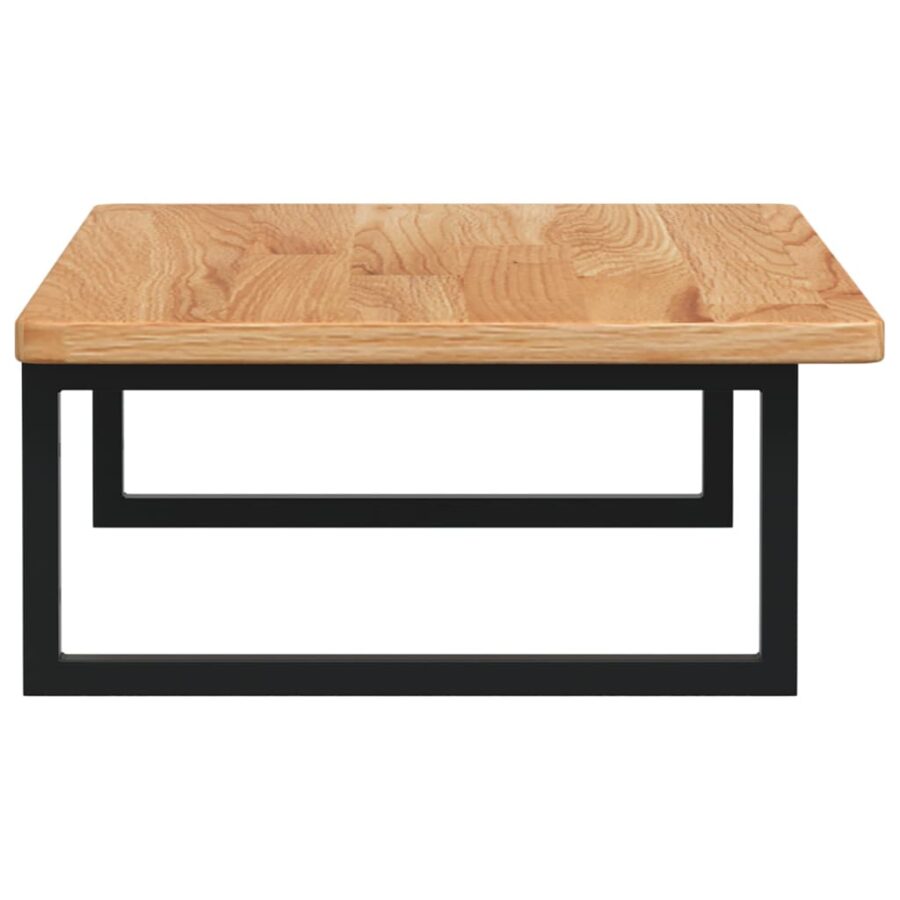 Badkamer wandschap staal en massief eikenhout - Afbeelding 5