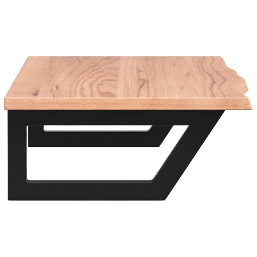 Badkamer wandschap staal en massief eikenhout - Afbeelding 5