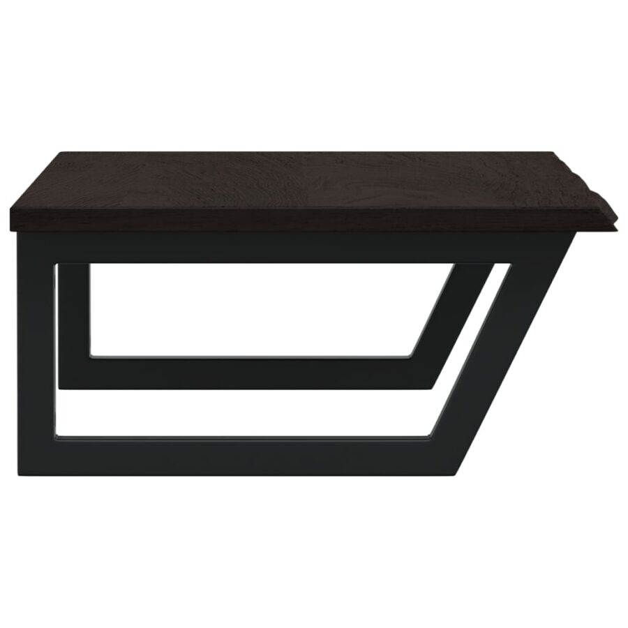 Badkamer wandschap staal en massief eikenhout - Afbeelding 5