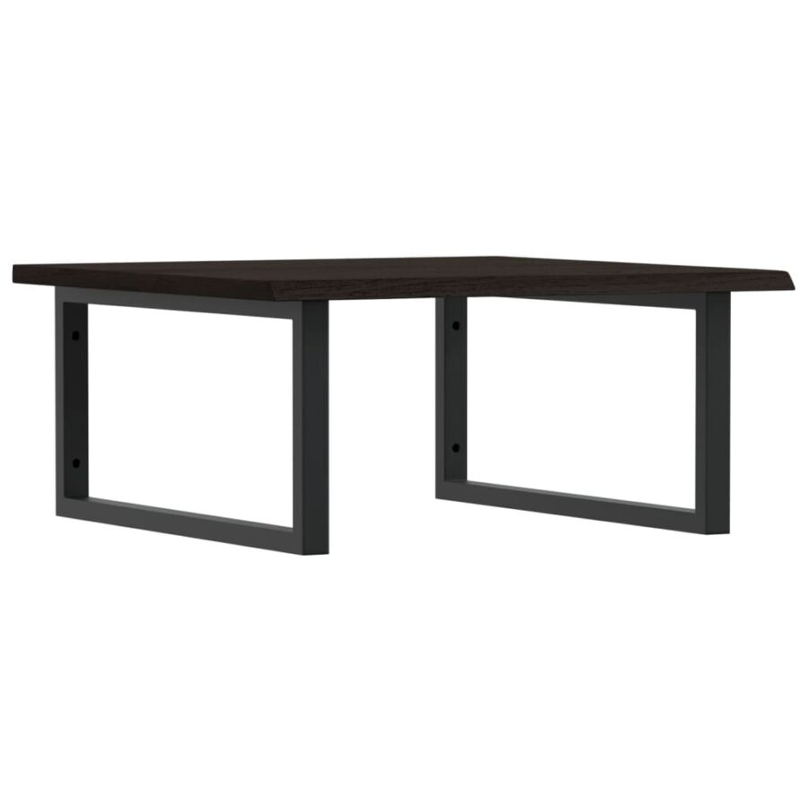 Badkamer wandschap staal en massief eikenhout - Afbeelding 2