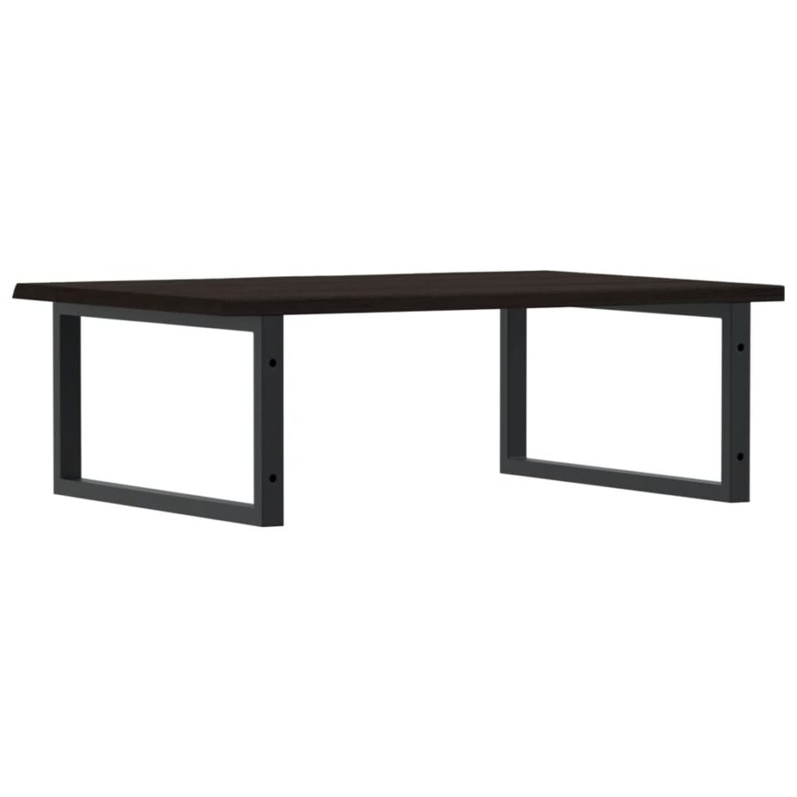 Badkamer wandschap staal en massief eikenhout - Afbeelding 6